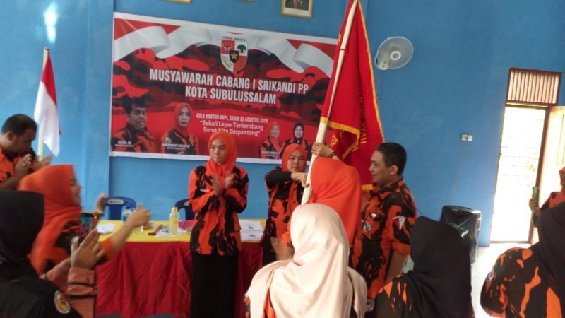 FITRI HANDAYANI PIMPIN DPC SRIKANDI PP KOTA SUBULUSSALAM