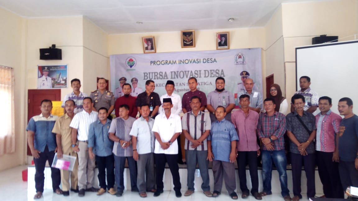 Camat Sama Tiga Buka Program Inovasi Desa Suak Timah