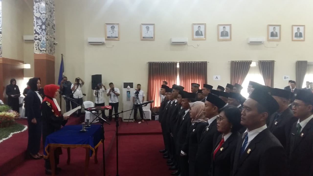 30 Anggota Dewan Kota Pangkal Pinang Yang Terpilih Resmi Dilantik