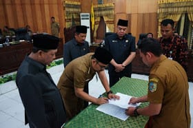 P-APBD Pemkab Batu Bara 2019 Disahkan
