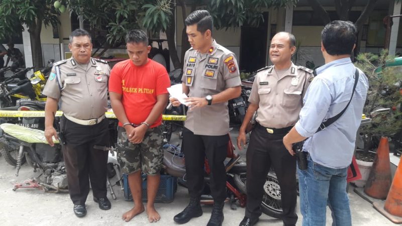 Tampung Ranmor dan Onderdil Sepeda Motor Curian, Toke Botot Kena Getahnya