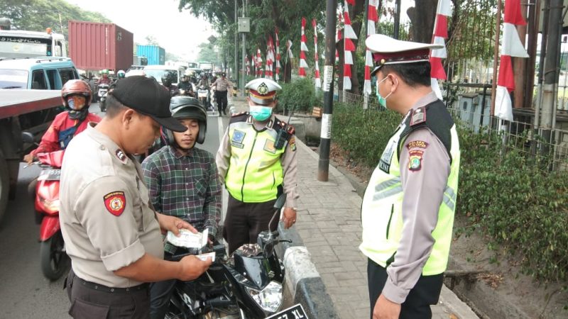 Polsek Batuceper “OPS PATUH JAYA-2019’’ Bagi Para Pengguna Kendaraan Di Jalan Raya