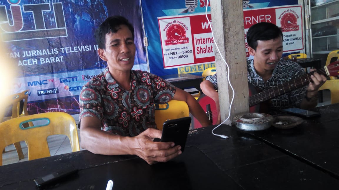 Melepas Lelah Dari Tugas Liputan, Jurnalis Suka Nongkrong di Endatu Aceh Barat