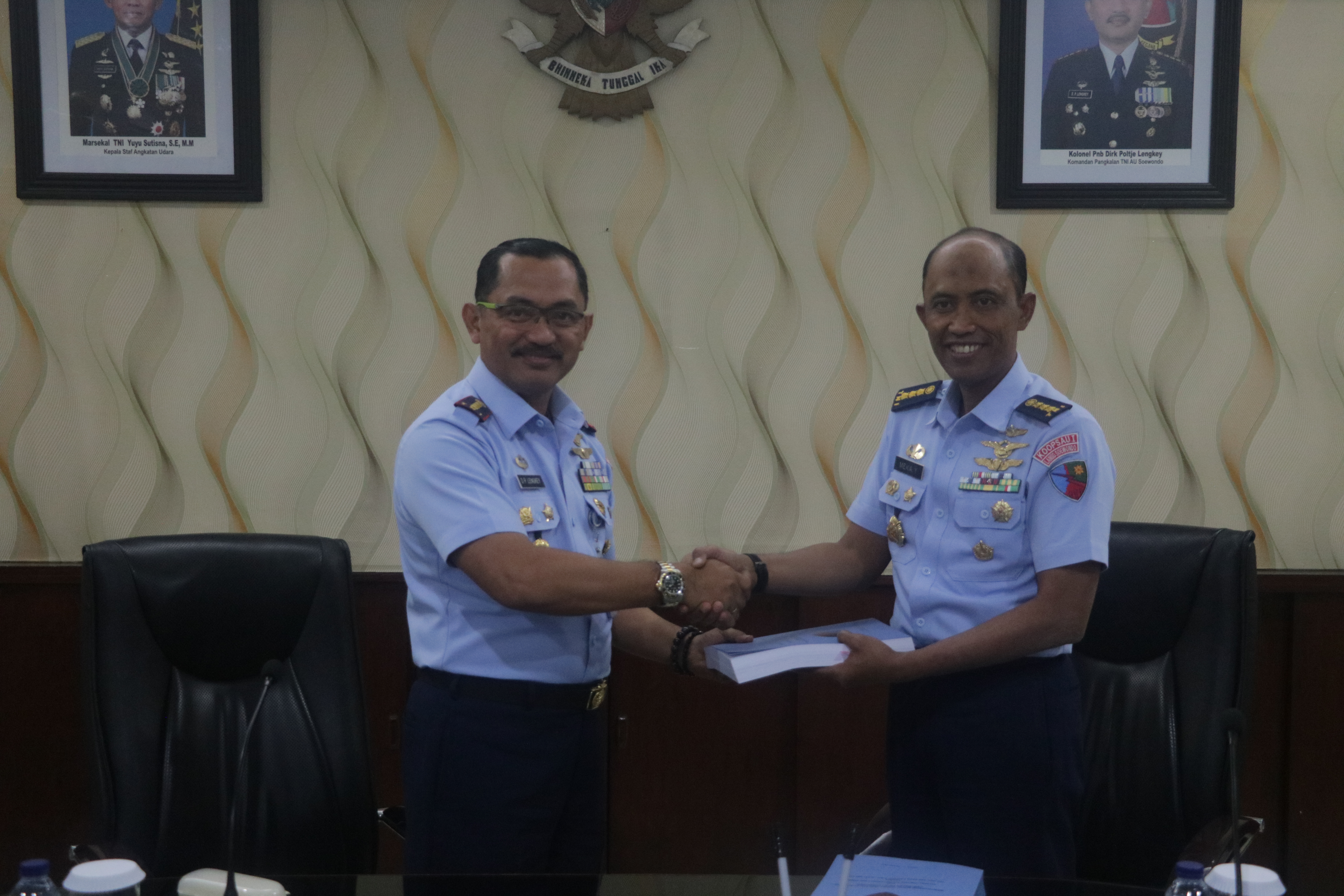 Danlanud  Soewondo Laksanakan  Exit Briefing