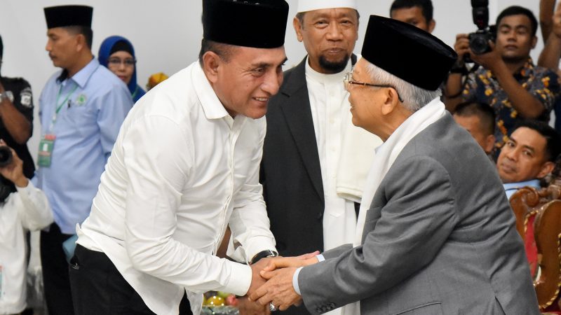 Dampingi Ma’ruf Amin Resmikan Gedung MUI Kota Medan, Edy Rahmayadi Harapkan Banyak Manfaat Bagi Umat