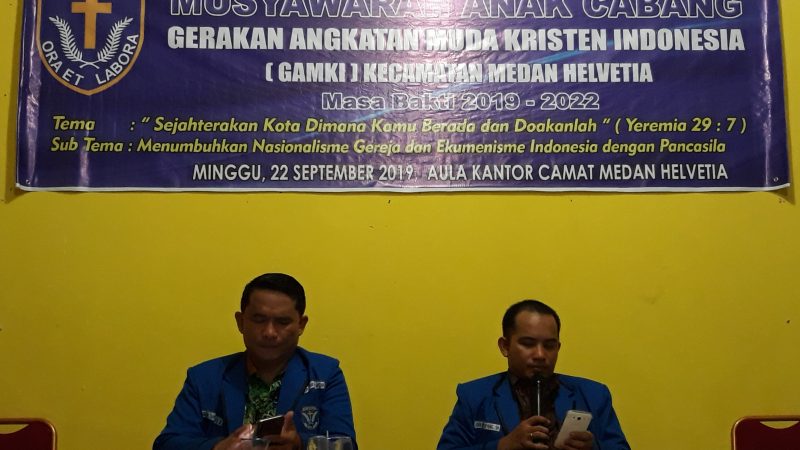 PAC GAMKI Kec.Medan Helvetia Laksanakan Muscab Masa Bakti 2019 – 2022