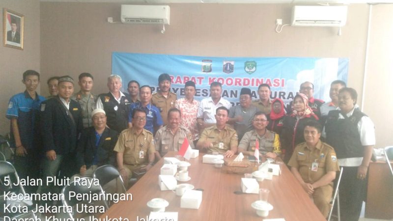 Kapolsek Metro Penjaringan Rapat Konsolidasi Bersama Tiga Pilar