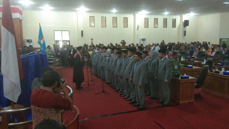 25 Anggota DPRK Nagan Raya Dilantik