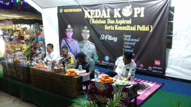 ‘KEDAI KOPI’ Pererat  Rasa Kebersamaan Antara Polri Dengan Masyarakat
