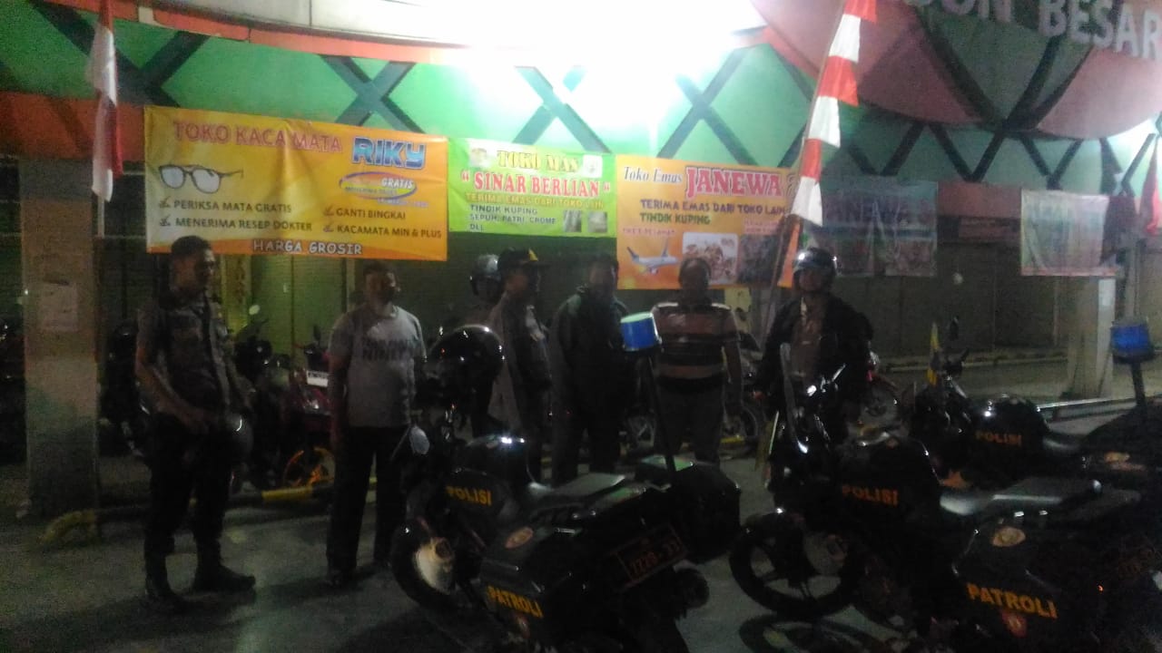 Antisipasi Curas, Curat, Curanmor Trek trekan/balap Liar, Tawuran Warga dan Guantibmas Lainnya, Polsek Batuceper Laksanakan Patroli Biru