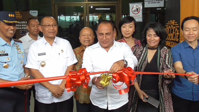 Bazar Buku Big Bad Wolf Untuk Kedua Kalinya Dibuka Oleh Gubernur Sumut di Dampingi Oleh Danlanud Soewondo