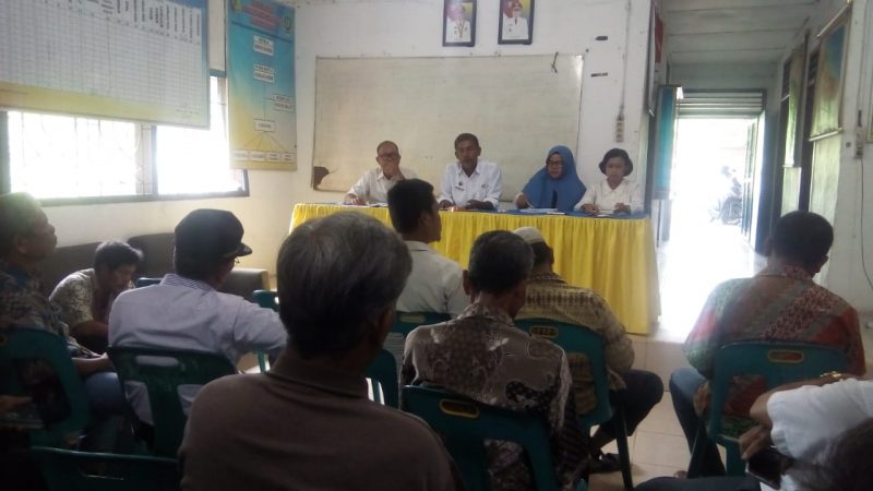 Jelang Pilkades Serentak BPD Desa Pematang Panjang Rapat Bentuk Panitia