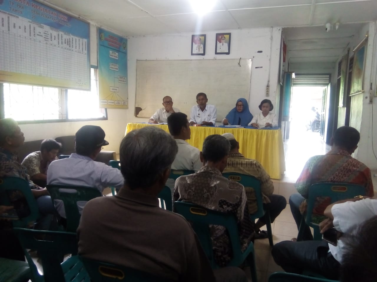 Jelang Pilkades Serentak BPD Desa Pematang Panjang Rapat Bentuk Panitia