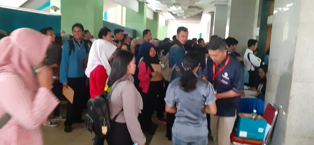 Kadis Tenaga Kerja dan Transmigrasi Prov DKI Jakarta Membuka Bursa Tenaga Kerja Angkatan Kedua