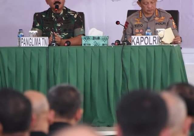 Panglima TNI : Berkat Kerja Sama TNI dan Polri Mampu Meredam Kerusuhan