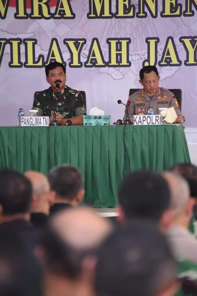 Panglima TNI : Berkat Kerja Sama TNI dan Polri Mampu Meredam Kerusuhan