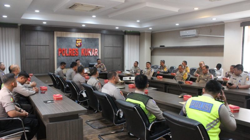 Kapolres Kukar Terima Kunjungan Tim Supervisi Dalam Operasi Patuh Mahakam 2019