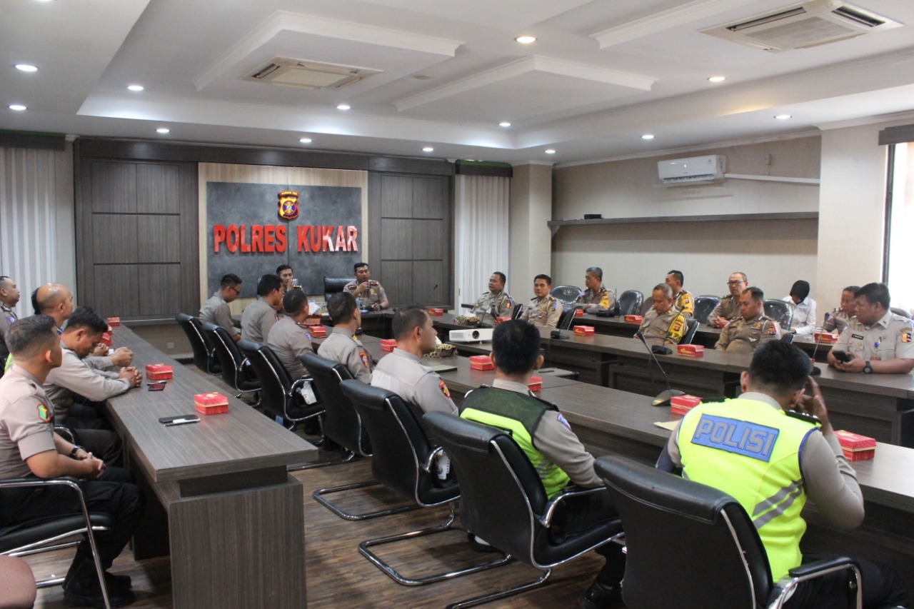 Kapolres Kukar Terima Kunjungan Tim Supervisi Dalam Operasi Patuh Mahakam 2019