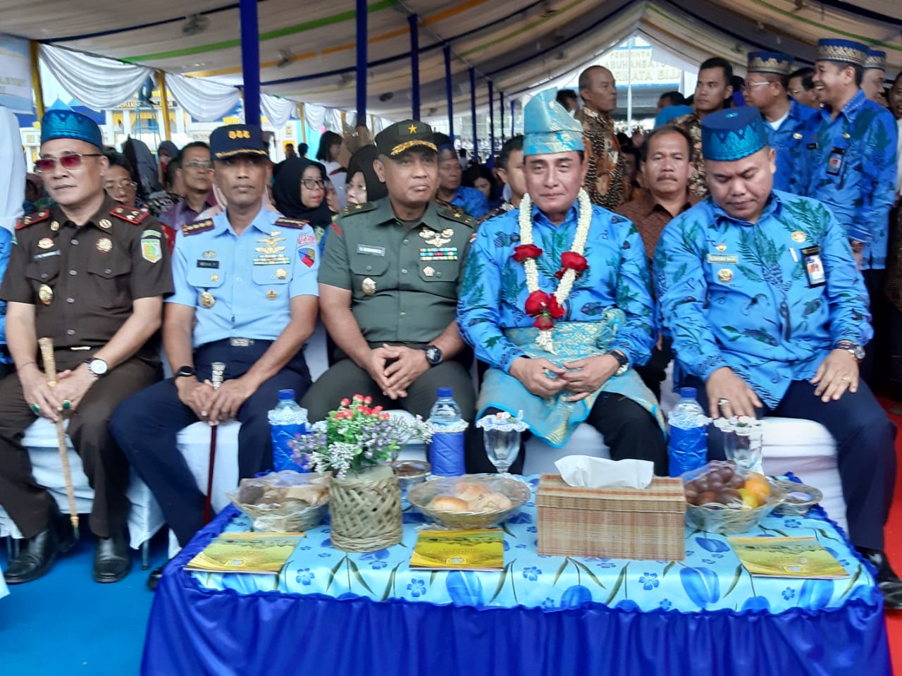 Danlanud Soewondo Dampingi Gubernur Sumut Hadiri Harganas dan JTTG