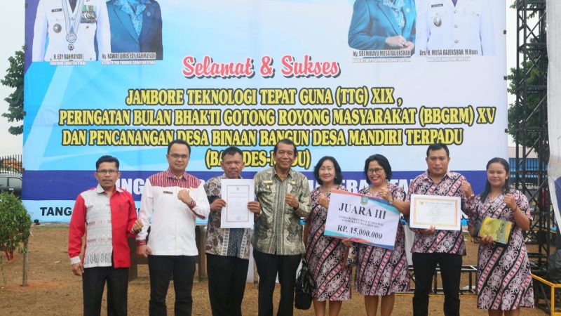 Taput Raih Juara 3 PT P2W KSS dan Juara 3 BUMDes Tingkat Provinsi