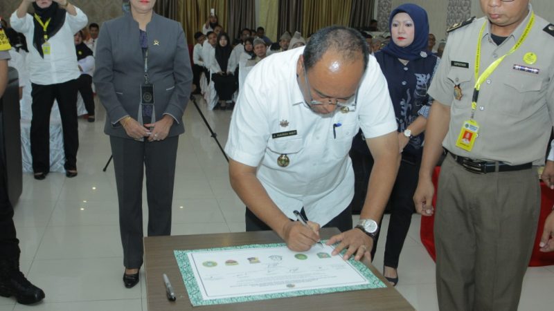 Plt Bupati Asahan Hadiri Deklarasi ZI Wilayah Bebas Korupsi