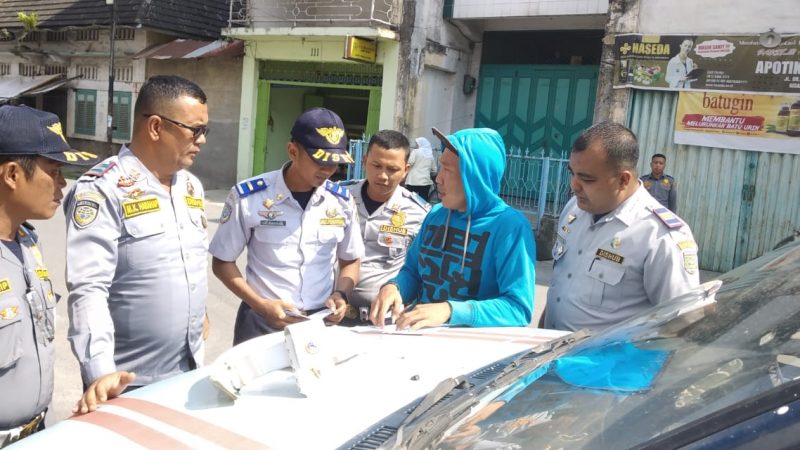 Dishub Asahan Laksanakan Penertiban Kenderaan Angkutan Barang