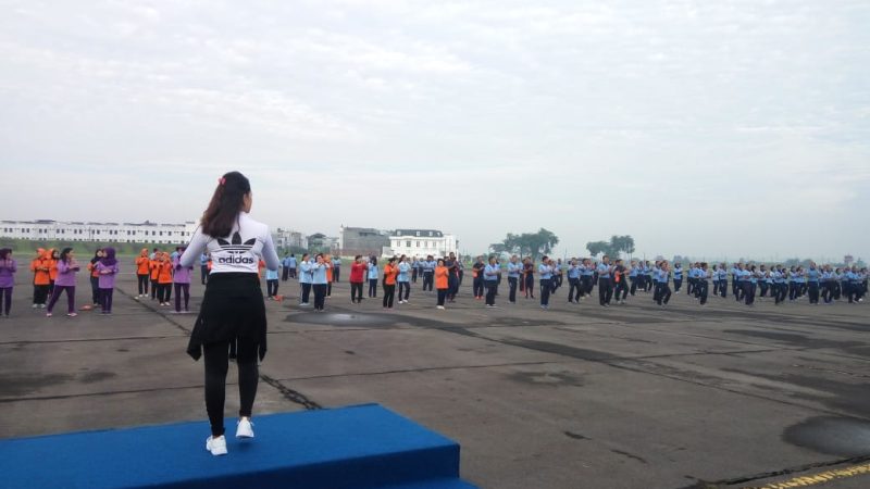 Tingkatkan Solidaritas dan Soliditas, TNI AU di Medan Olah Raga Bersama
