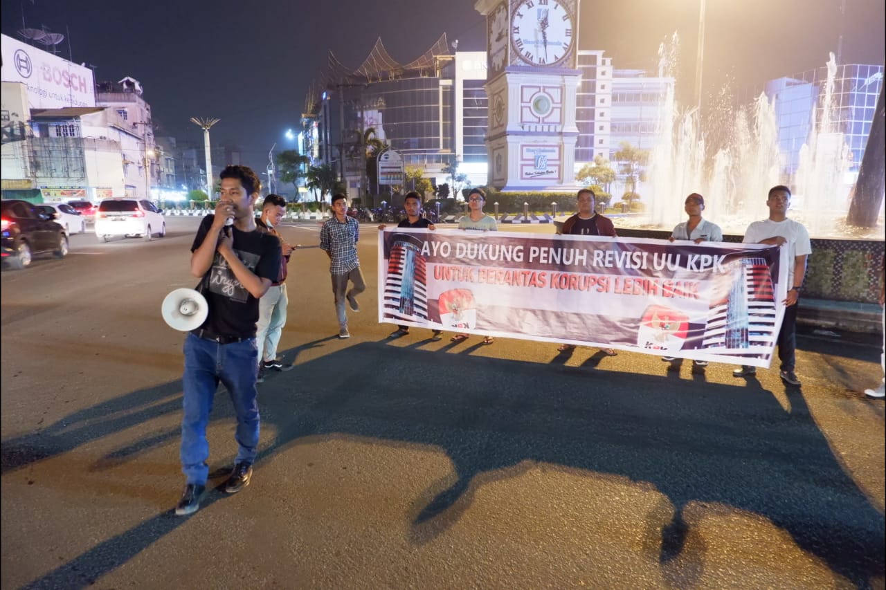 Aliansi Mahasiswa Sumut Dukung Revisi UU KPK