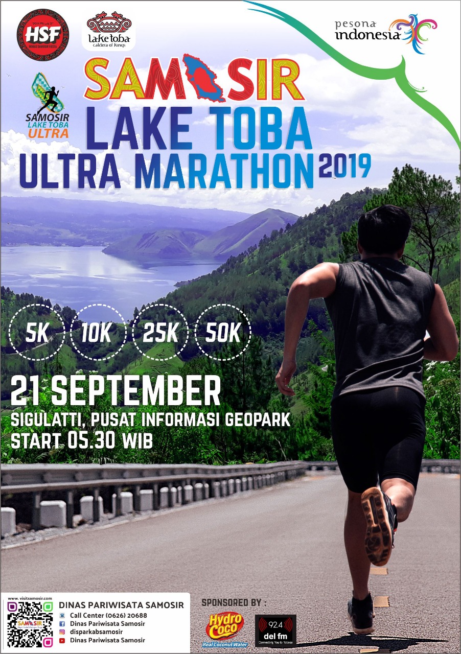 Dinas Pariwisata & Seni Budaya Kabupaten Samosir Ajak Seluruh Warga Masyarakat Mendukung Kegiatan Tahunan ‘Horas Samosir Fiesta ULTRA MARATON 21-September 2019’