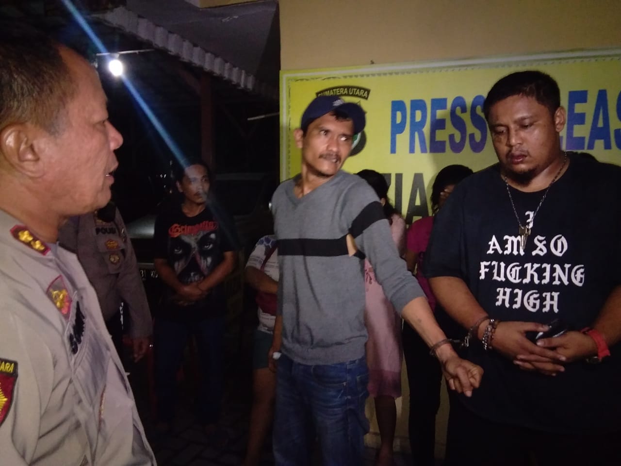 Gempur 2 Kampung Narkoba, Sabhara Polrestabes Medan Ringkus 13 orang, 3 Diantaranya Wanita