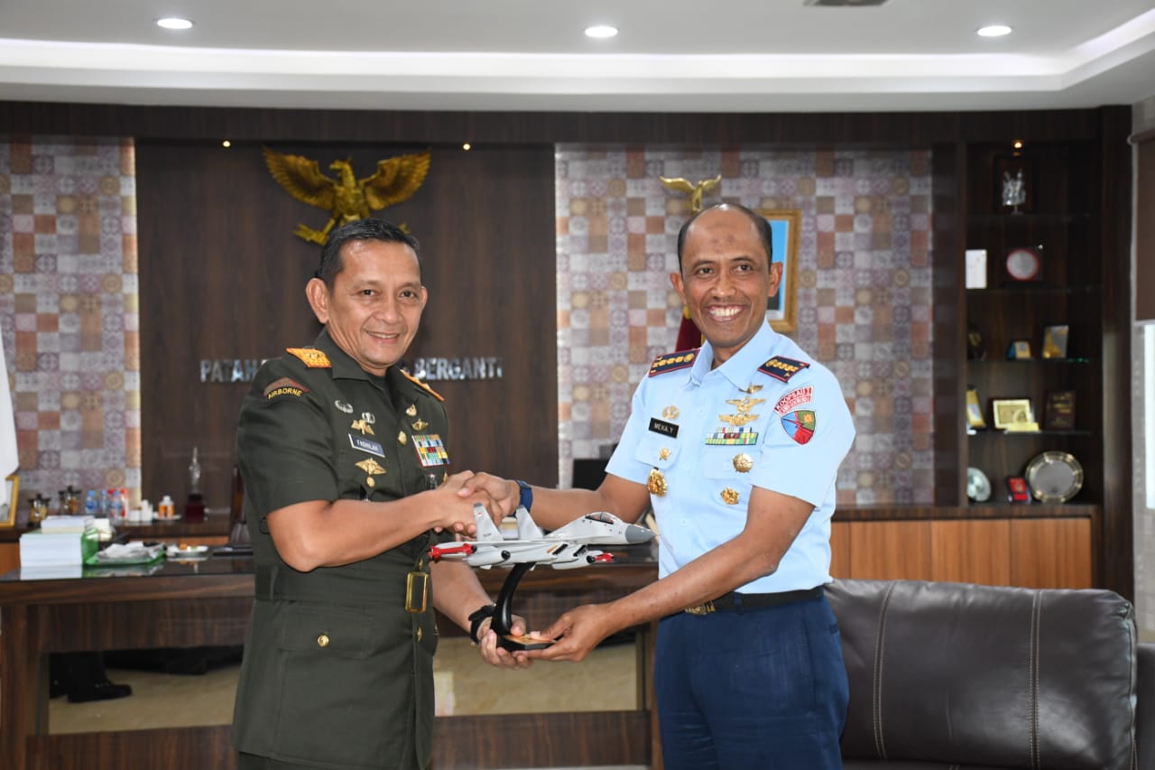 Danlanud Soewondo Bersilaturahmi ke KODAM I/BB