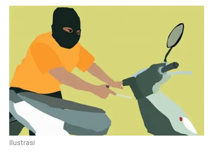 Dua Motor Beat Warga Hilang, Saat Sholat Magrib Di Masjid Rundeng