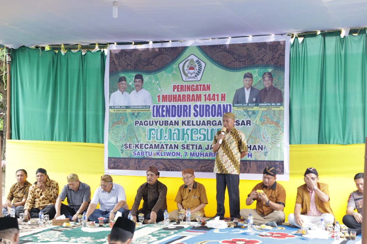 Plt Bupati Asahan Hadiri Kenduri Suroan Keluarga Pujakesuma