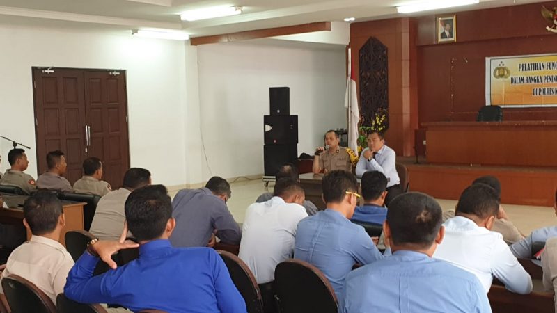 Polres Kukar Laksanakan Kegiatan Pelatihan Fungsi Teknis Kepolisian