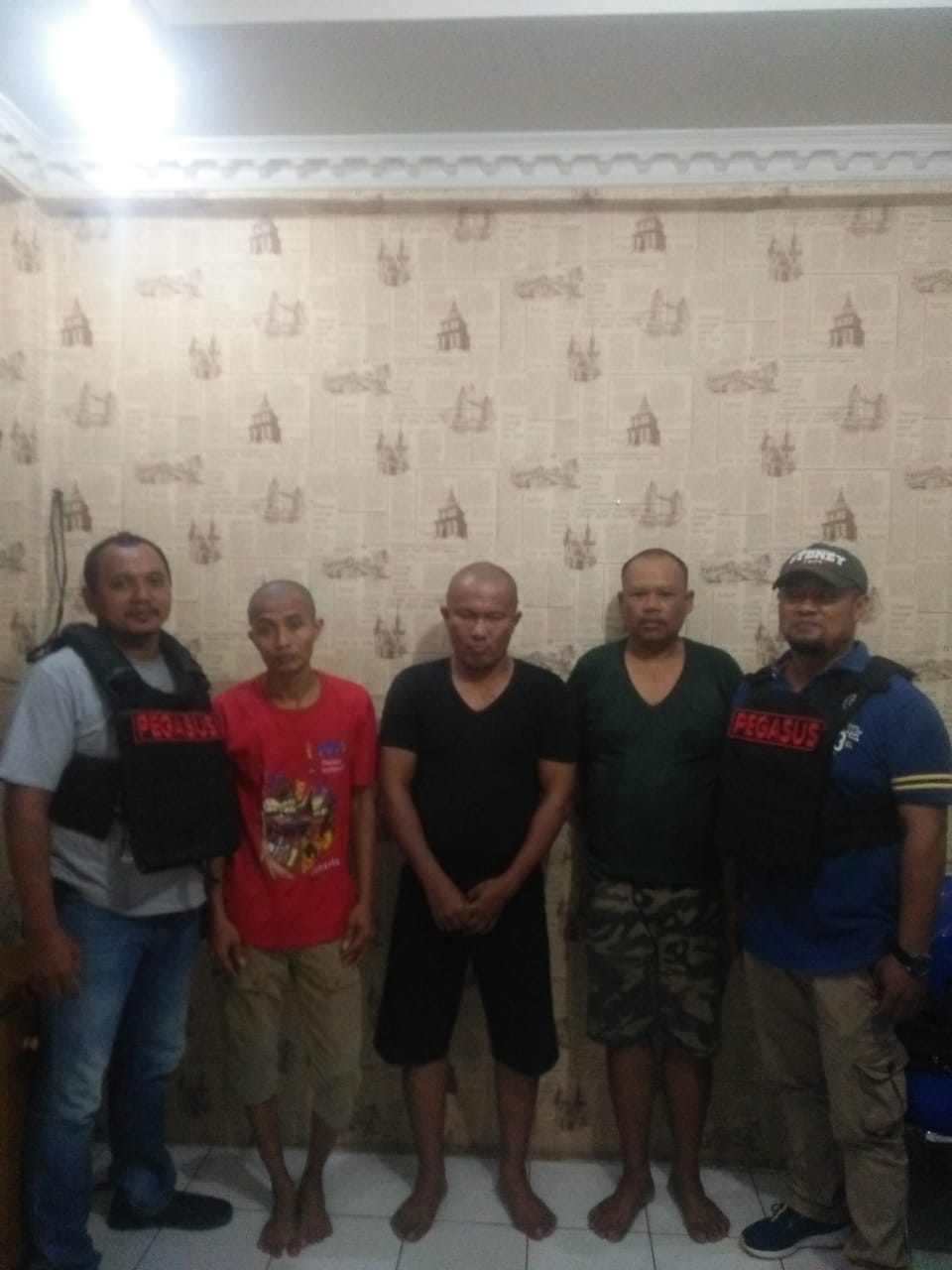 Konsumsi Sabu Paket 150, Tiga Tersangka di Ringkus Tim Pegasus Polsek Patumbak