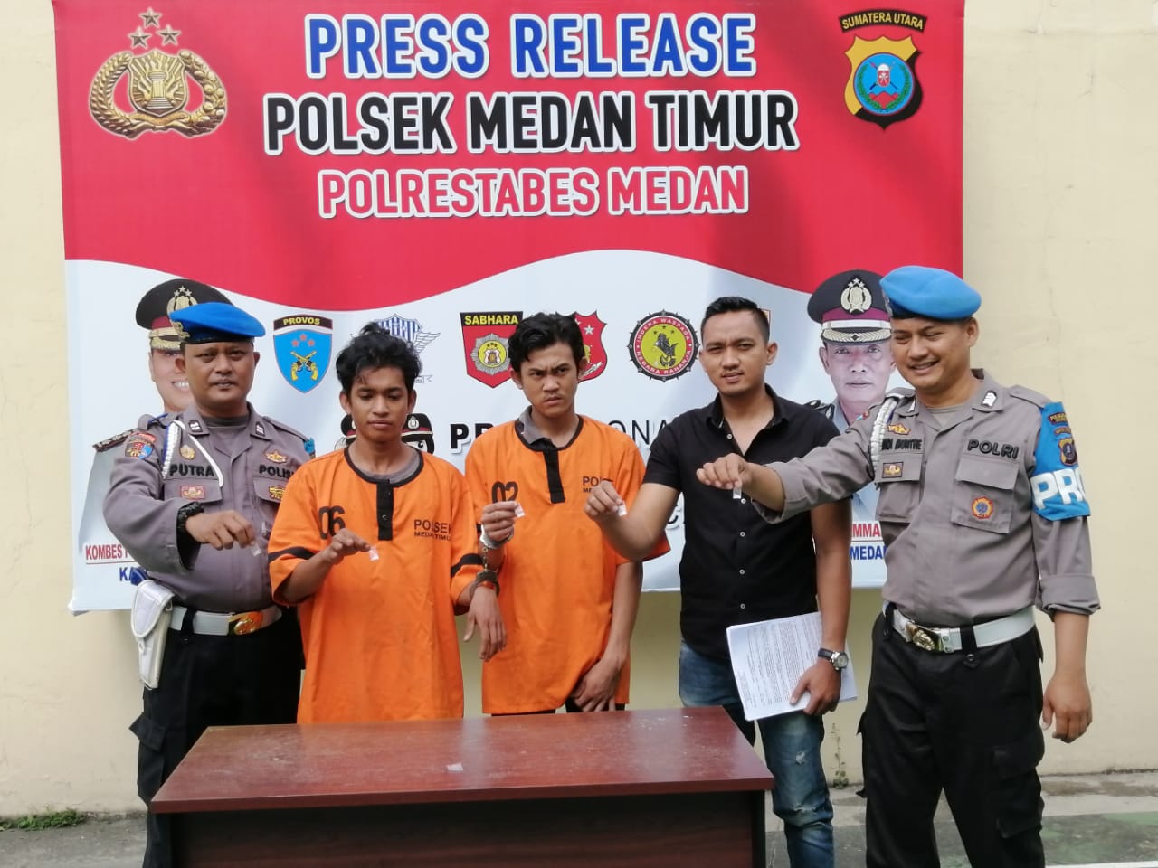Edarkan Sabu-sabu, Dua Pemuda Tak Punya Kerjaan Tetap di Sergap Unit Reskrim Polsek Medan Timur