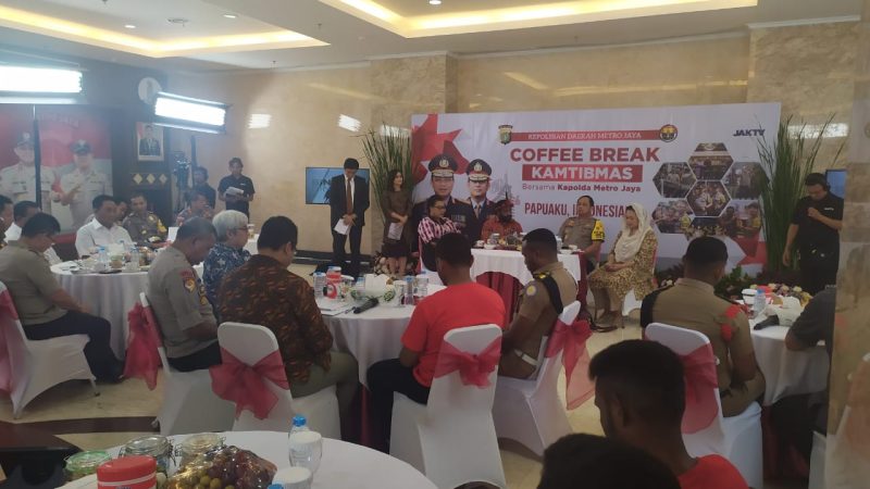 Hadirkan Tokoh Papua, Polda Metro Jaya, Shooting Tapping Coffe Break Kamtibmas Bersama Kapolda Metro Jaya Irjen Pol Gatot Eddy Pramono, Dengan Topik “PAPUA KU”