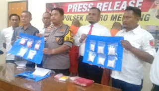 Empat Pria Kaki Tangan Pengedar Sabu Ditangkap Polisi di Rumah Kos