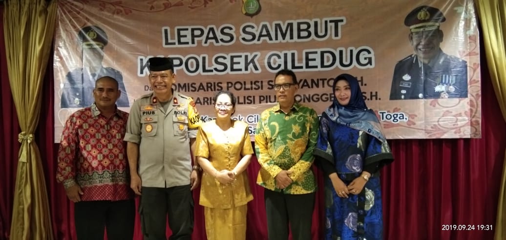 Polsek Cileduq Mengadakan Acara Lepas Sambut Kapolsek Ciledug Yang Baru