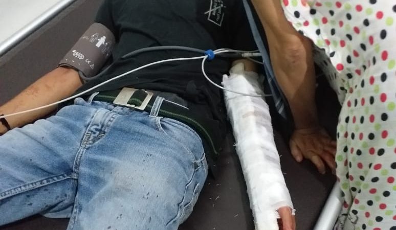Dituduh Mencuri LPG,  Tangan Ali Nyaris Putus Disamurai Tetangga