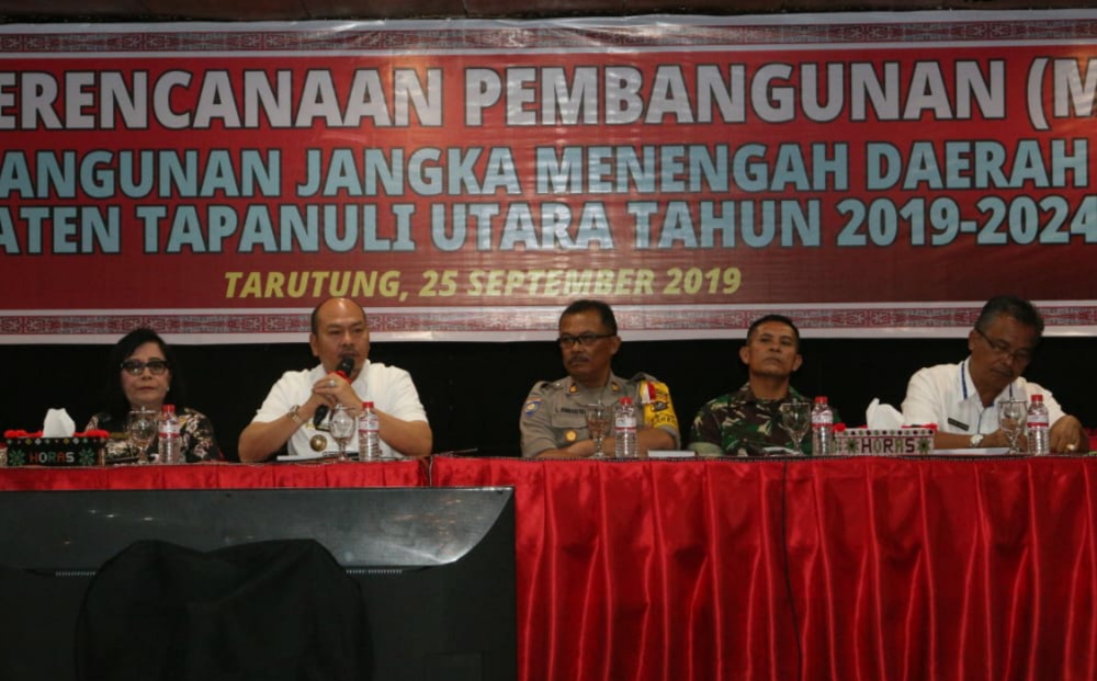 Bupati Taput Pimpin Musrembang RPJMD 2019-2024