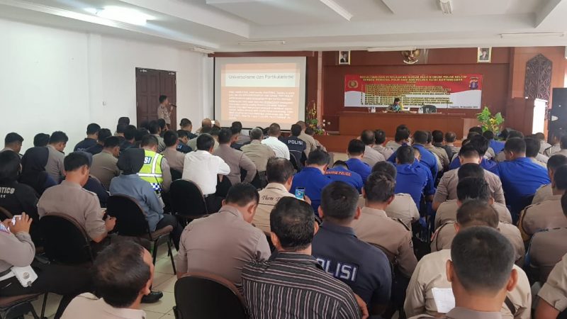 Sosialisasi dan Penyuluhan Bidkum Polda Kaltim