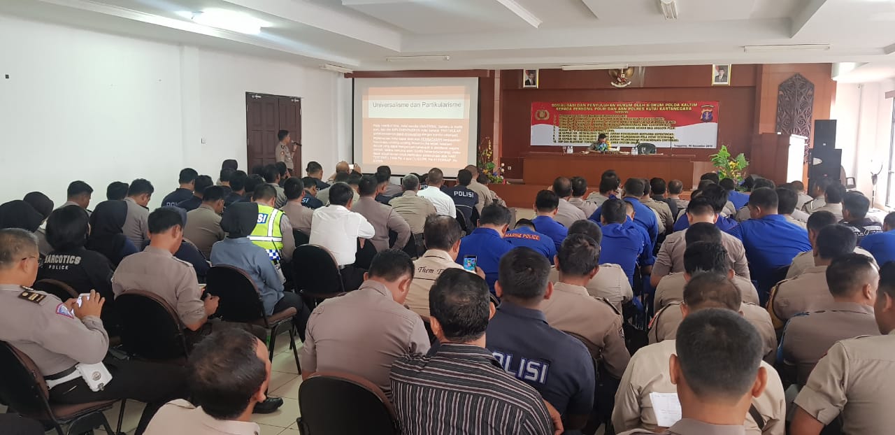 Sosialisasi dan Penyuluhan Bidkum Polda Kaltim