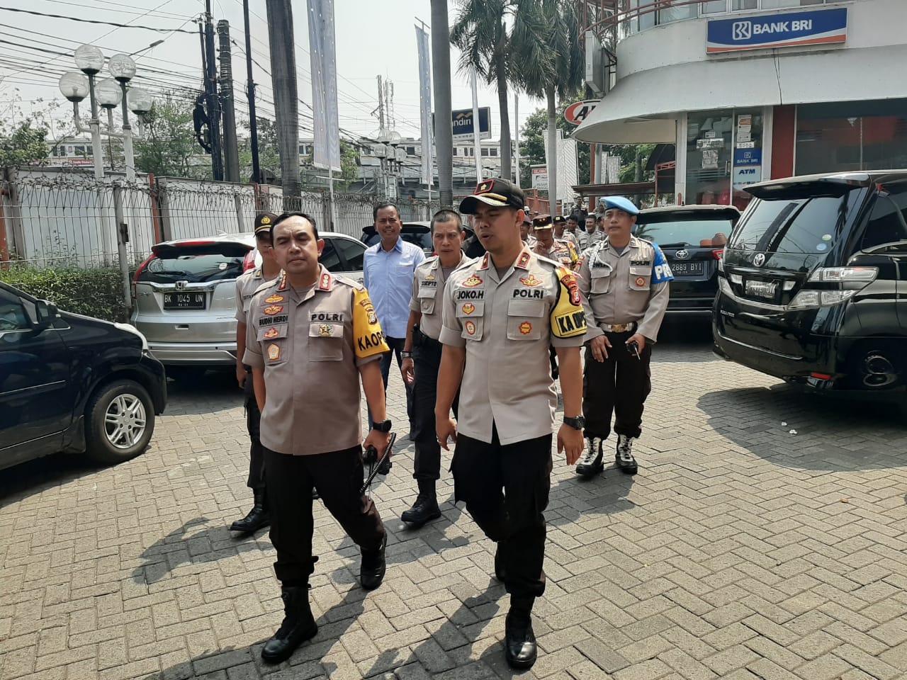 Kapolres Metro Jakarta Utara dan Kapolsek Pedemangan Meninjau Pusat Perbelanjaan ITC Mangga Dua