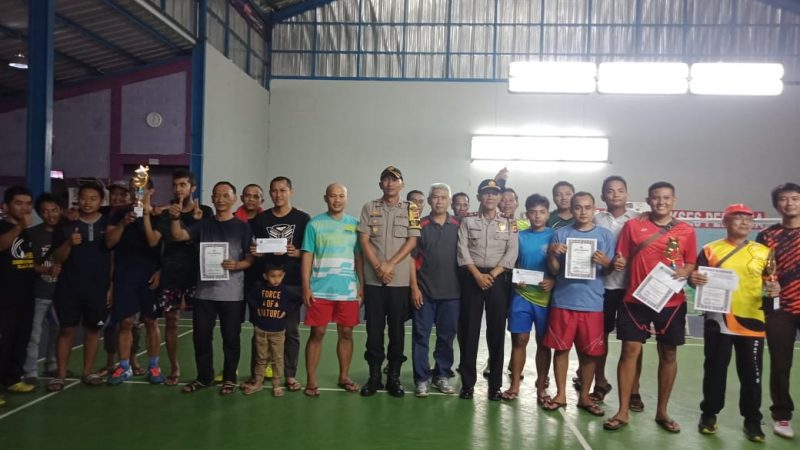 Wakapolres Ciamis Resmi Menutup Kegiatan Turnamen Bulutangkis Kejurkab 2019