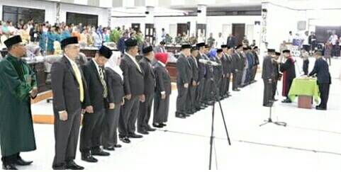 Pengucapan Sumpah Janji 25 Anggota DPRD kabupaten Sorong Periode 2019-2024