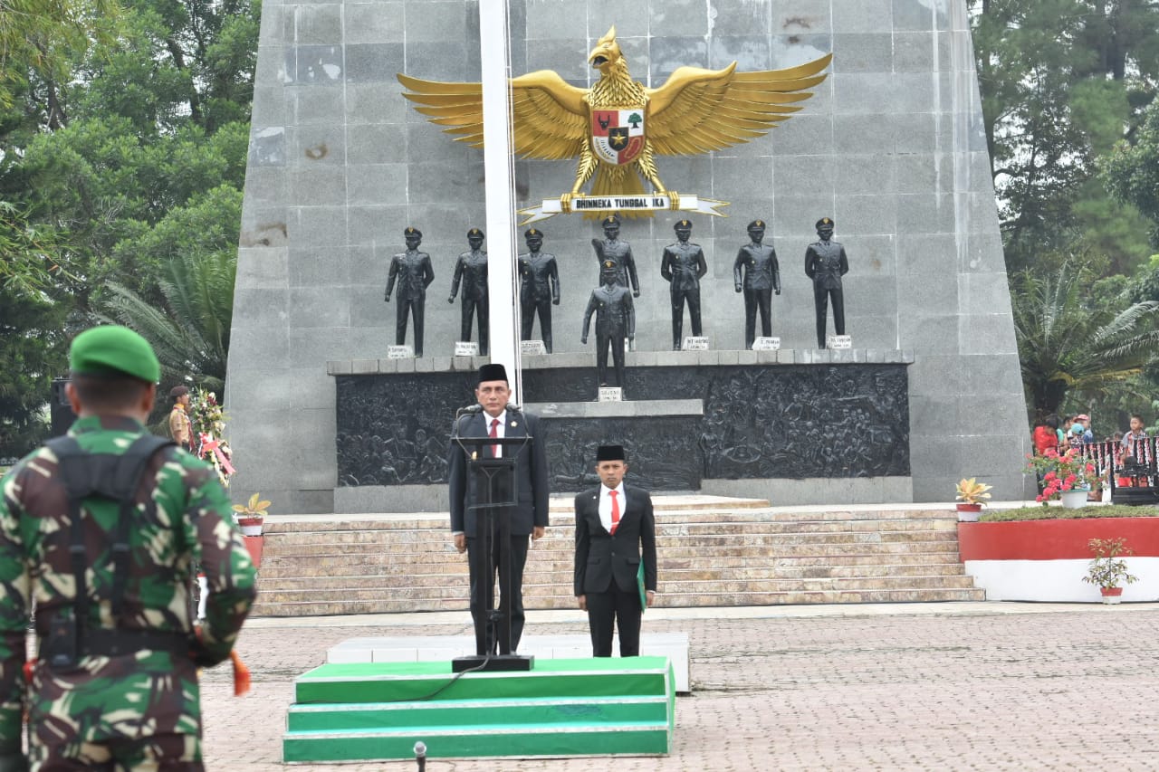 Danlanud Soewondo Mengikuti Upacara Hari Kesaktian Pancasila di Bandar Betsy kabupaten Simalungun