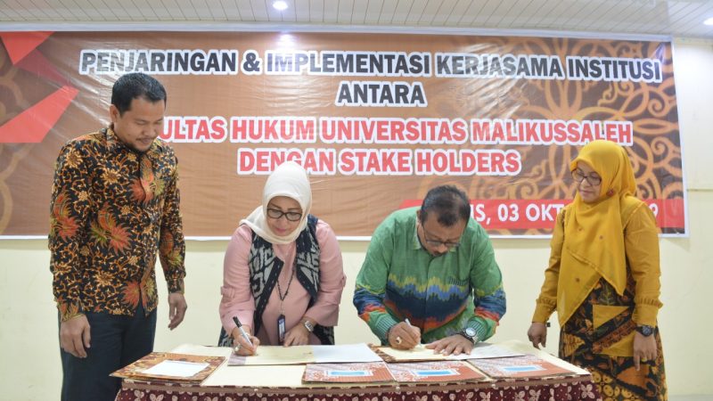 Luar Biasa, Demi Mutu Optimal, FH Unimal Bangun Kerja Sama Dengan Stake Holders