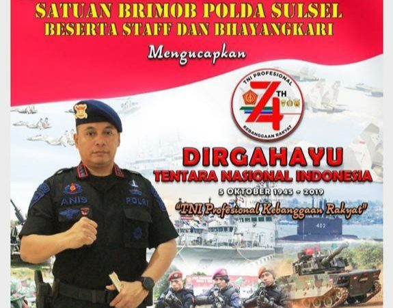HUT TNI ke-74, Brimob Polda Sulsel Akan Berikan  Berikan Suprise