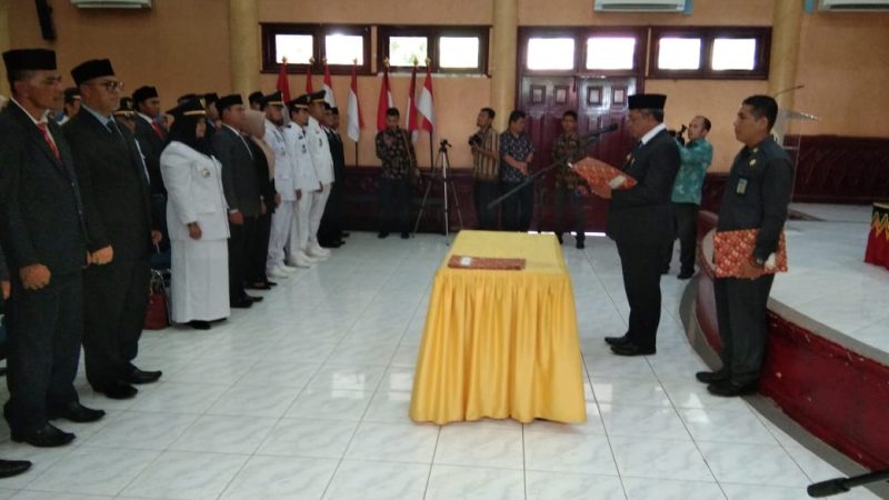 Bupati Aceh Barat Mutasi Eselon II, III, dan IV